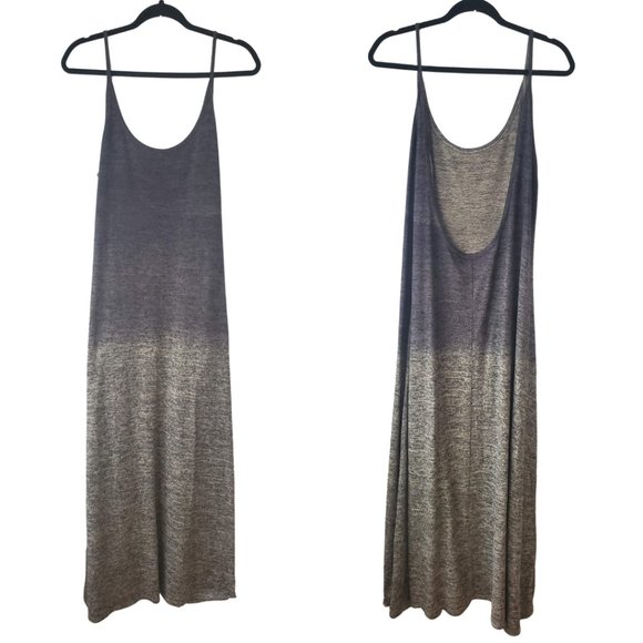 Go Couture Knit Ombre Grey Maxidress Low Back XL - Picture 1 of 3